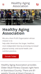 Mobile Screenshot of healthyagingassociation.org